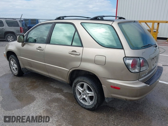 2002 Lexus RX 300 with VIN JTJHF10U720276010, listed as a IAAI auction lot 41917460 with 240,373 mi miles. Bid and sale history available at carsss.com. Image 3.