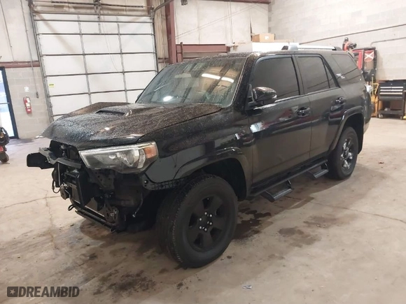 2017 Toyota 4Runner SR5 with VIN JTEBU5JR8H5421711, listed as a IAAI auction lot 41731575 with 87,356 mi miles. Bid and sale history available at carsss.com. Image 2.