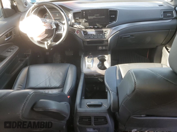 2022 Honda Pilot EX-L with VIN 5FNYF6H55NB095507, listed as a Copart auction lot 89146385 with 27,321 mi miles and Salvage Title. Bid and sale history available at carsss.com. Image 8.