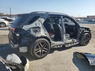 2023 Mercedes-Benz GLE 53 AMG with VIN 4JGFB6BB1PA902601, listed as a Copart auction lot 78599404 with 44,989 mi miles and Salvage title. Bid and sale history available at DreamBid. Image 3.