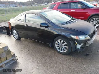 2009 Honda Civic Cpe EX with VIN 2HGFG12839H504955, listed as a IAAI auction lot 41825480 with 104,364 mi miles. Bid and sale history available at carsss.com. Image 1.