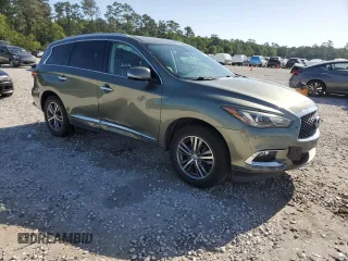 2017 Infiniti QX60 with VIN 5N1DL0MN0HC516671, listed as a Copart auction lot 52248225 with 91,012 mi miles and Salvage Title. Bid and sale history available at carsss.com. Image 4.