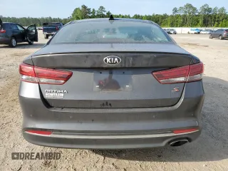 2018 Kia Optima S with VIN 5XXGT4L33JG245426, listed as a Copart auction lot 53993875 with 95,108 mi miles and Salvage title. Bid and sale history available at DreamBid. Image 6.