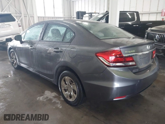 2014 Honda Civic Sedan LX with VIN 19XFB2F53EE044723, listed as a IAAI auction lot 41727499 with 233,635 mi miles. Bid and sale history available at carsss.com. Image 3.