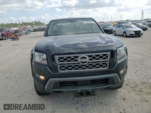 2022 Nissan Frontier SV with VIN 1N6ED1CM4NN682645, listed as a Copart auction lot 74834384 with 25,912 mi miles and Salvage title. Bid and sale history available at DreamBid. Image 10.