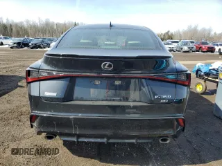 2021 Lexus IS 350 F Sport with VIN JTHGZ1E23M5019007, listed as a Copart auction lot 47771505 with 81,713 mi miles and Salvage Title. Bid and sale history available at DreamBid. Image 6.