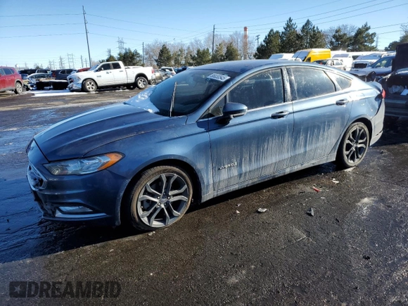 2018 Ford Fusion Hybrid SE with VIN 3FA6P0LU0JR131909, listed as a Copart auction lot 88030545 with 103,640 mi miles and Salvage Title. Bid and sale history available at carsss.com. Image 1.