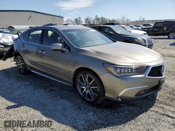 2019 Acura RLX Hybrid Advance Pkg with VIN JH4KC2F98KC000152, listed as a Copart auction lot 50543715 with 55,179 mi miles and Salvage Title. Bid and sale history available at carsss.com. Image 4.