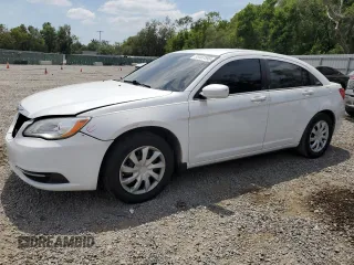 2014 Chrysler 200 LX with VIN 1C3CCBAB6EN206096, listed as a Copart auction lot 53187895 with 196,951 mi miles and Salvage Title. Bid and sale history available at carsss.com. Image 1.