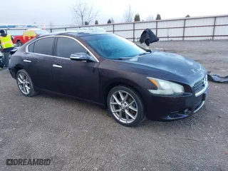 2011 Nissan Maxima 3.5 SV with VIN 1N4AA5AP9BC815704, listed as a IAAI auction lot 41313800 with 93,666 mi miles. Bid and sale history available at carsss.com. Image 1.