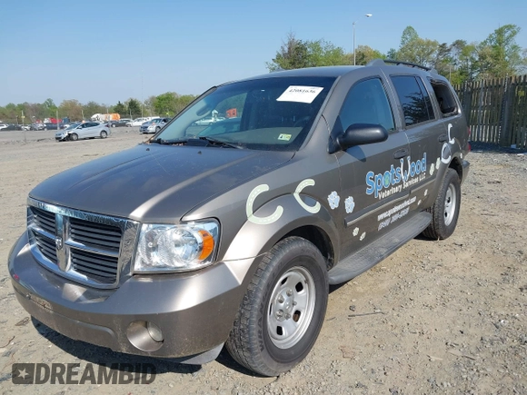 2007 Dodge Durango SLT with VIN 1D8HB48P77F549418, listed as a IAAI auction lot 42081636 with 275,693 mi miles and . Bid and sale history available at DreamBid. Image 2.
