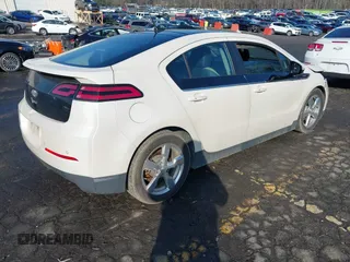 2012 Chevrolet Volt with VIN 1G1RD6E45CU108372, listed as a IAAI auction lot 41533267 with 134,332 mi miles and . Bid and sale history available at carsss.com. Image 4.