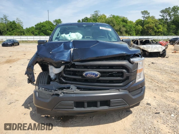 2021 Ford F-150 XL with VIN 1FTEW1CP3MKE99938, listed as a Copart auction lot 49591245 with 78,855 mi miles and Salvage Title. Bid and sale history available at carsss.com. Image 5.