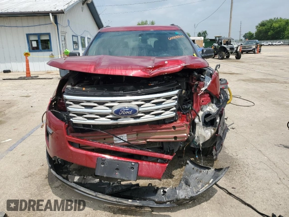 2018 Ford Explorer XLT with VIN 1FM5K8D83JGB54527, listed as a Copart auction lot 60068855 with 108,475 mi miles and Salvage title. Bid and sale history available at DreamBid. Image 5.