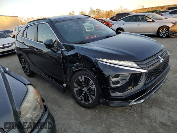 2022 Mitsubishi Eclipse Cross SE with VIN JA4ASWAA0NZ045705, listed as a Copart auction lot 84867144 with 62,645 mi miles and Salvage title. Bid and sale history available at DreamBid. Image 4.