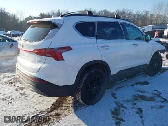 2023 Hyundai Santa Fe XRT with VIN 5NMS6DAJ7PH572862, listed as a IAAI auction lot 41346022 with 23,996 mi miles. Bid and sale history available at carsss.com. Image 4.