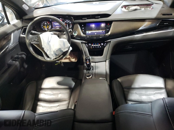 2023 Cadillac XT6 AWD Premium Luxury with VIN 1GYKPFRS3PZ121942, listed as a Copart auction lot 46489545 with 35,453 mi miles and Salvage Title. Bid and sale history available at DreamBid. Image 8.