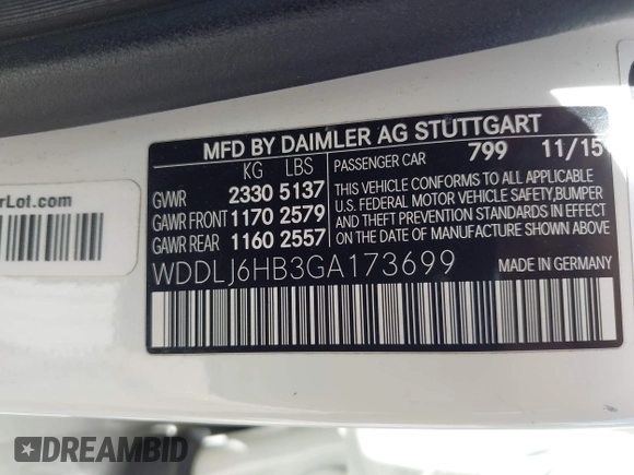 2016 Mercedes-Benz CLS 400 z VIN WDDLJ6HB3GA173699, wystawiony jako IAAI lot #42570949 z przebiegiem 89 313 mil mil oraz . Historia ofert i sprzedaży dostępna na DreamBid. Obrazek 9.