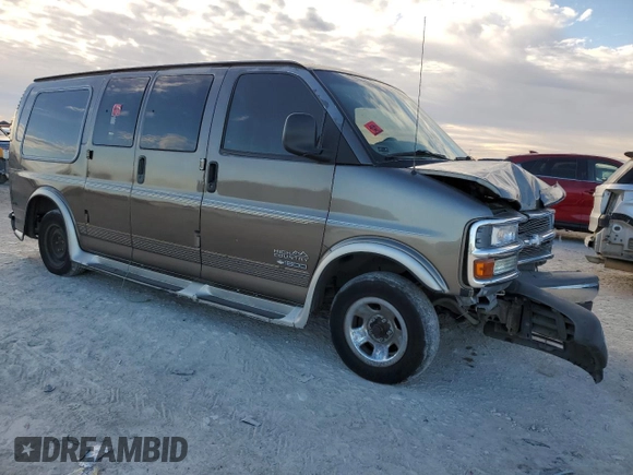 2002 Chevrolet Chevy Van с VIN 1GBFG15M721222513, выставлен на аукционе Copart как лот 41666265 с пробегом Не указан миль и Списание • Salvage title. История ставок и продаж доступна на DreamBid. Изображение 4.