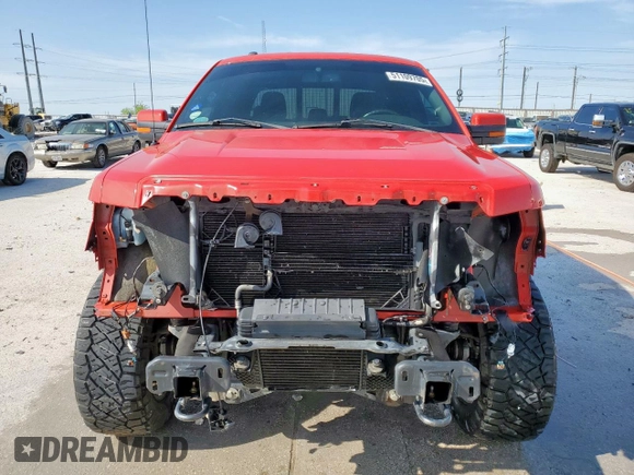 2013 Ford F-150 XL with VIN 1FTFW1ET5DFA29384, listed as a Copart auction lot 51109705 with 77,528 mi miles and Salvage Title. Bid and sale history available at carsss.com. Image 5.