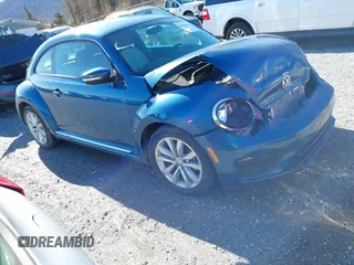 2017 Volkswagen Beetle 1.8T Fleet with VIN 3VWF17ATXHM630753, listed as a IAAI auction lot 41516106 with 62,841 mi miles. Bid and sale history available at carsss.com. Image 1.