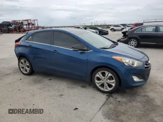 2014 Hyundai Elantra GT with VIN KMHD35LH9EU173485, listed as a Copart auction lot 70723444 with 75,846 mi miles and Salvage Title. Bid and sale history available at carsss.com. Image 4.