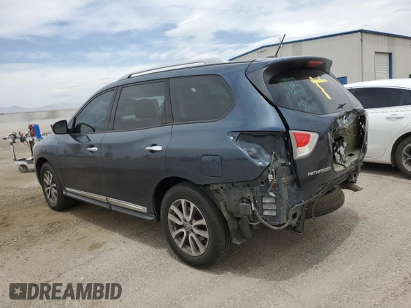2016 Nissan Pathfinder S with VIN 5N1AR2MM9GC616898, listed as a Copart auction lot 56624295 with 144,381 mi miles and Salvage title. Bid and sale history available at DreamBid. Image 2.