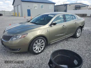 2013 Lincoln MKS with VIN 1LNHL9DKXDG617490, listed as a Copart auction lot 52282775 with 106,663 mi miles and Salvage Title. Bid and sale history available at carsss.com. Image 1.