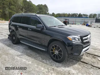 2019 Mercedes-Benz GLS 450 with VIN 4JGDF6EE1KB237624, listed as a Copart auction lot 49441755 with 51,955 mi miles and Salvage Title. Bid and sale history available at DreamBid. Image 4.