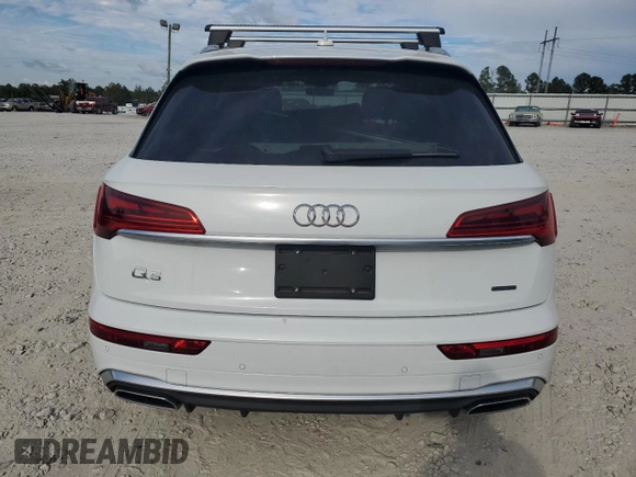 2021 Audi Q5 Premium Plus with VIN WA1E2AFY9M2128647, listed as a Copart auction lot 72887654 with 22,051 mi miles and Salvage Title. Bid and sale history available at carsss.com. Image 6.