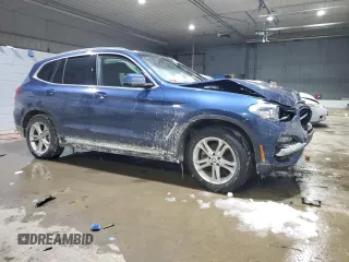 2020 BMW X3 xDrive30i with VIN 5UXTY5C05L9D22391, listed as a Copart auction lot 45843755 with Not Provided miles and Salvage Title. Bid and sale history available at DreamBid. Image 4.