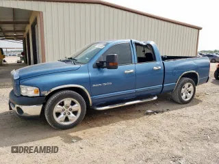2004 Dodge 1500 SLT z VIN 1D7HA18D34J102783, wystawiony jako Copart lot #59434955 z przebiegiem 120 098 mil mil oraz Szkoda całkowita • Salvage title. Historia ofert i sprzedaży dostępna na DreamBid. Obrazek 1.