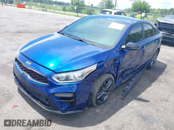 2021 Kia Forte GT-Line with VIN 3KPF34AD5ME280232, listed as a IAAI auction lot 42469251 with 33,275 mi miles and . Bid and sale history available at DreamBid. Image 16.