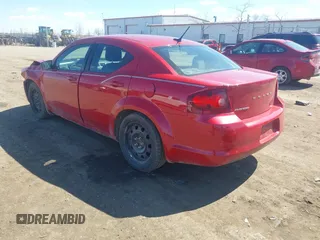2014 Dodge Avenger SE with VIN 1C3CDZAB7EN226041, listed as a IAAI auction lot 41886981 with 126,811 mi miles. Bid and sale history available at carsss.com. Image 3.