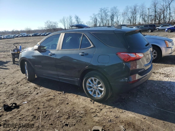 2020 Chevrolet Equinox LS with VIN 3GNAXHEV2LS548430, listed as a Copart auction lot 47304195 with 53,252 mi miles and Salvage Title. Bid and sale history available at carsss.com. Image 2.