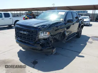 2022 GMC Canyon 2WD Elevation with VIN 1GTG5CEN5N1151794, listed as a IAAI auction lot 41876656 with 57,305 mi miles. Bid and sale history available at carsss.com. Image 2.