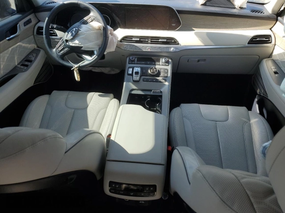 2022 Hyundai Palisade Calligraphy z VIN KM8R7DHE6NU392875, wystawiony jako Copart lot #48291705 z przebiegiem 21 152 mil mil oraz Szkoda całkowita • Salvage title. Historia ofert i sprzedaży dostępna na DreamBid. Obrazek 8.