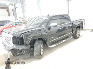 2015 GMC Sierra 1500 Denali z VIN 3GTU2WEC8FG422331, wystawiony jako Copart lot #55149685 z przebiegiem 136 627 mil mil oraz Szkoda całkowita • Salvage title. Historia ofert i sprzedaży dostępna na DreamBid. Obrazek 1.