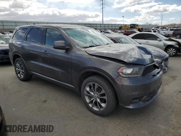 2020 Dodge Durango GT Plus with VIN 1C4RDJDG4LC123411, listed as a Copart auction lot 47147375 with 127,186 mi miles and Salvage title. Bid and sale history available at DreamBid. Image 4.