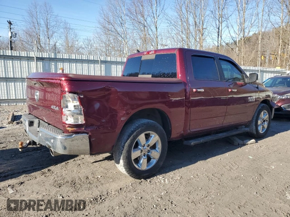 2017 Ram 1500 Big Horn with VIN 1C6RR7LM4HS881037, listed as a Copart auction lot 43781335 with 101,829 mi miles and Salvage Title. Bid and sale history available at carsss.com. Image 3.