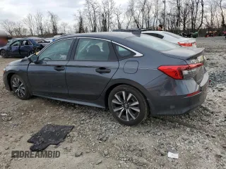2024 Honda Civic Sedan EX with VIN 2HGFE1F77RH336034, listed as a Copart auction lot 49853255 with 0 mi miles and Salvage Title. Bid and sale history available at carsss.com. Image 2.