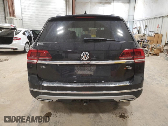 2019 Volkswagen Atlas SEL with VIN 1V2MR2CA1KC624123, listed as a Copart auction lot 50326895 with 89,234 mi miles and Salvage title. Bid and sale history available at DreamBid. Image 6.