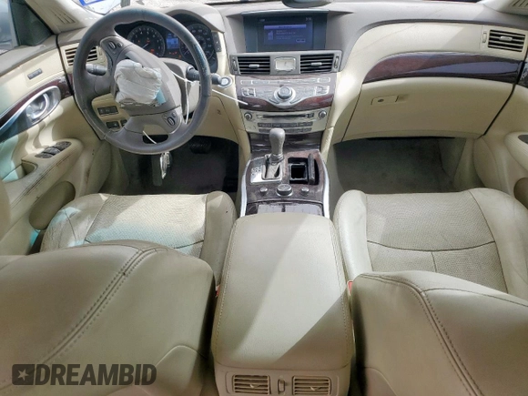 2013 Infiniti M с VIN JN1BY1AP2DM512105, выставлен на аукционе Copart как лот 57183655 с пробегом 159 180 миль миль и Списание • Salvage title. История ставок и продаж доступна на DreamBid. Изображение 8.