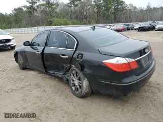 2011 Hyundai Genesis with VIN KMHGC4DEXBU121483, listed as a Copart auction lot 44385975 with 142,485 mi miles and Salvage Title. Bid and sale history available at carsss.com. Image 2.