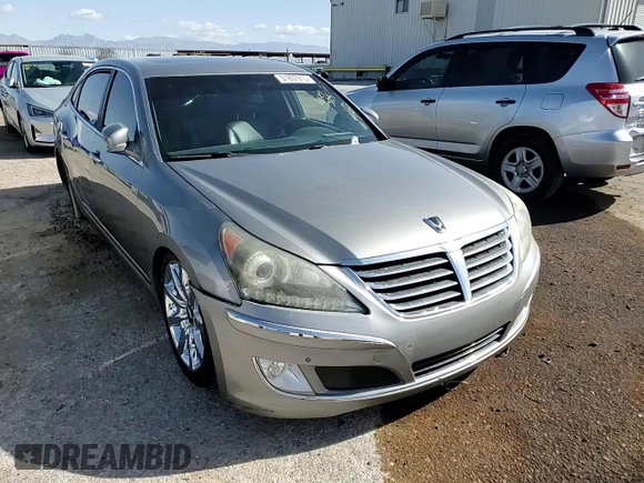 2013 Hyundai Equus Signature with VIN KMHGH4JH4DU058836, listed as a Copart auction lot 51837815 with 112,093 mi miles and Salvage Title. Bid and sale history available at DreamBid. Image 11.