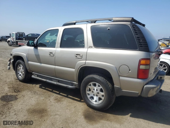 2003 Chevrolet Tahoe Z71 with VIN 1GNEK13T43R242096, listed as a Copart auction lot 50371775 with 0 mi miles and Salvage Title. Bid and sale history available at carsss.com. Image 2.