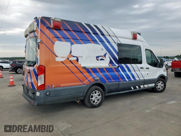 2016 Ford Transit with VIN 1FDYR3XG0GKB33168, listed as a Copart auction lot 63456135 with 368,683 mi miles and Clean title. Bid and sale history available at DreamBid. Image 3.