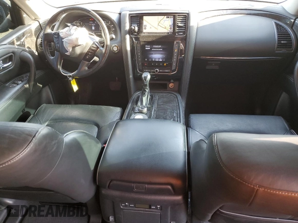 2020 Infiniti QX80 Luxe z VIN JN8AZ2NF1L9704490, wystawiony jako Copart lot #54728715 z przebiegiem 116 250 mil mil oraz Szkoda całkowita • Salvage title. Historia ofert i sprzedaży dostępna na DreamBid. Obrazek 8.