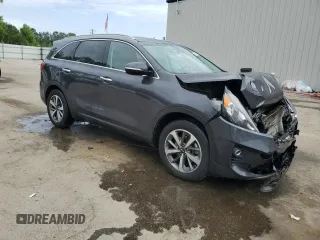 2019 Kia Sorento EX Sport with VIN 5XYPH4A52KG453042, listed as a Copart auction lot 55679945 with 75,269 mi miles and Salvage title. Bid and sale history available at DreamBid. Image 4.