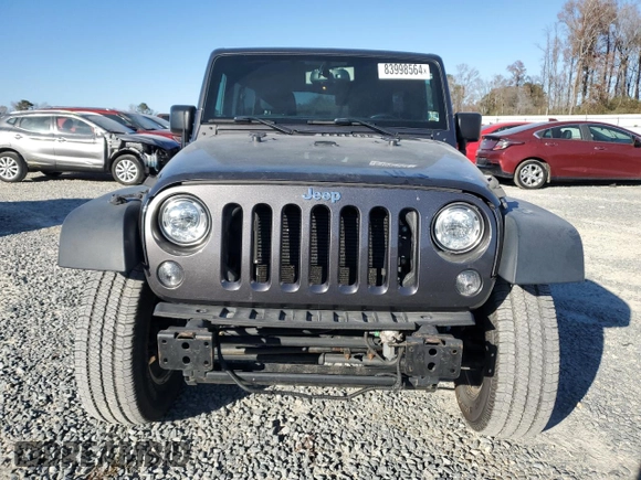 2018 Jeep Wrangler JK Unlimited Sport S with VIN 1C4BJWDG5JL909903, listed as a Copart auction lot 83998564 with 126,559 mi miles and Salvage Title. Bid and sale history available at carsss.com. Image 5.